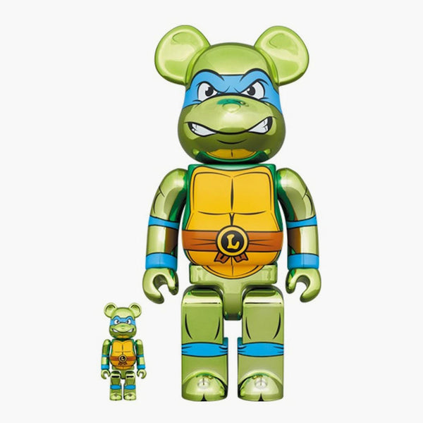 Bearbrick Leonardo Chrome 100% + 400% set