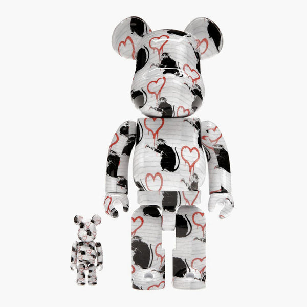 Bearbrick Love Rat 100% + 400% Set