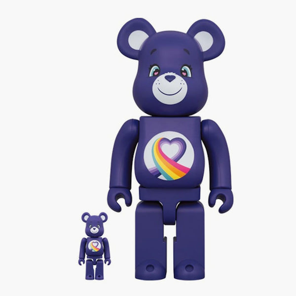 Bearbrick Rainbow Heart Bear 100% + 400% Set