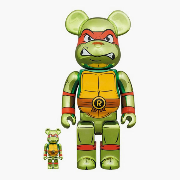 Bearbrick Raphael Chrome 100% + 400% zestaw