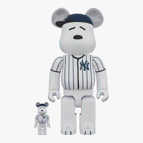 Bearbrick Snoopy Ny Yankees 100% + 400% Set