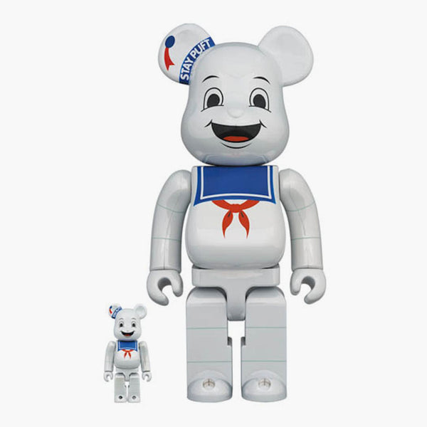 Bearbrick Stay Pufen Chrome 100% + 400% set