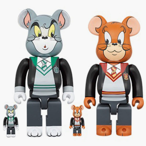 Bearbrick Tom + Jerry Hogwarts 100% + 400% set