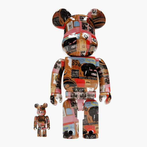 Bearbrick Warhol x Basquiat #2 100% + 400% Set