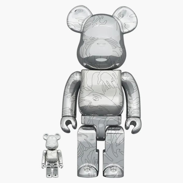 Bearbrick X Aape By A Bathing Ape 10th Anniversary 100% & 400% Set