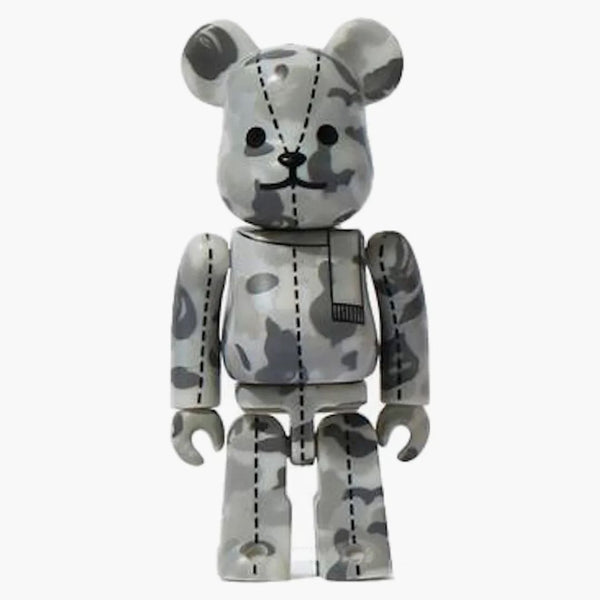 Bearbrick X A Bathing Ape 28th Anniversary Camo #2 100% Grey