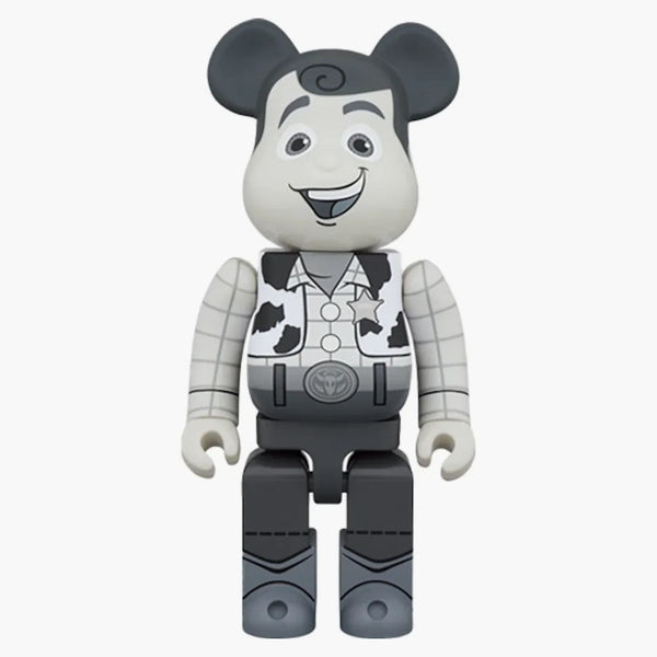 Bearbrick X Disney Woody 1000% B&w Ver.