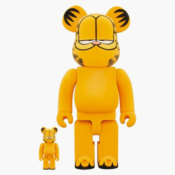 Bearbrick X Garfield Flocky Ver. 100% & 400% Set