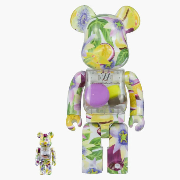 Bearbrick X La Maison Du Chocolate 100% & 400% Set Passion Fruits