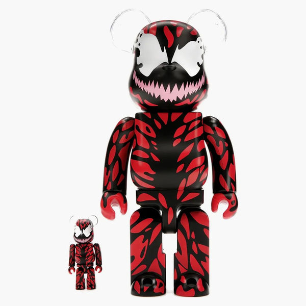 Bearbrick X Marvel Carnage 100% & 400% Set