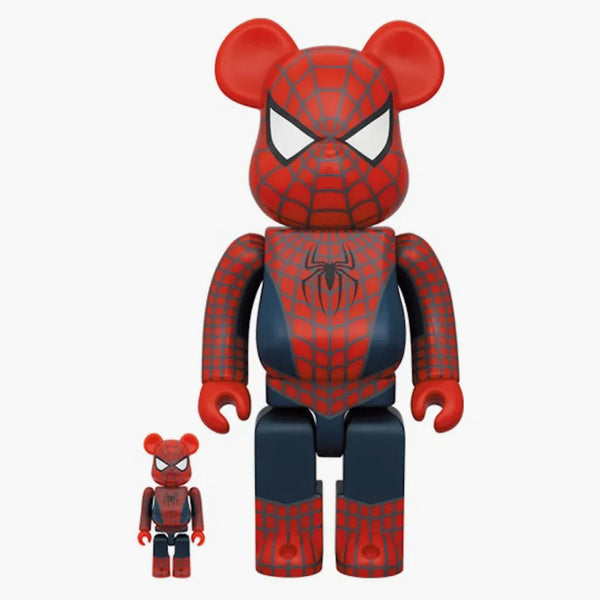 Bearbrick X Marvel Spider-man No Way Home Friendly Neighborhood Spider-man 100% & 400% Set