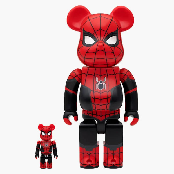 Bearbrick X Marvel Spider-man: No Way Home (spider-man Upgraded Suit) 100% & 400% Set