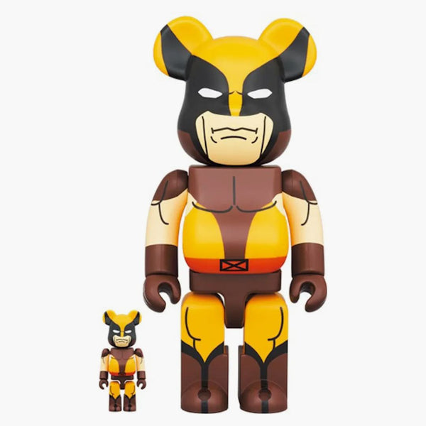 Bearbrick X Marvel X-men Wolverine (brown Ver.) 100% & 400% Set