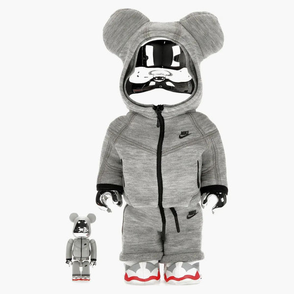 Bearbrick X Nike Tech Fleece N98 100% & 400% Set