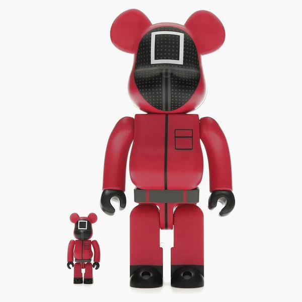 Bearbrick X Squid Game Guard (square) 100% & 400% Set