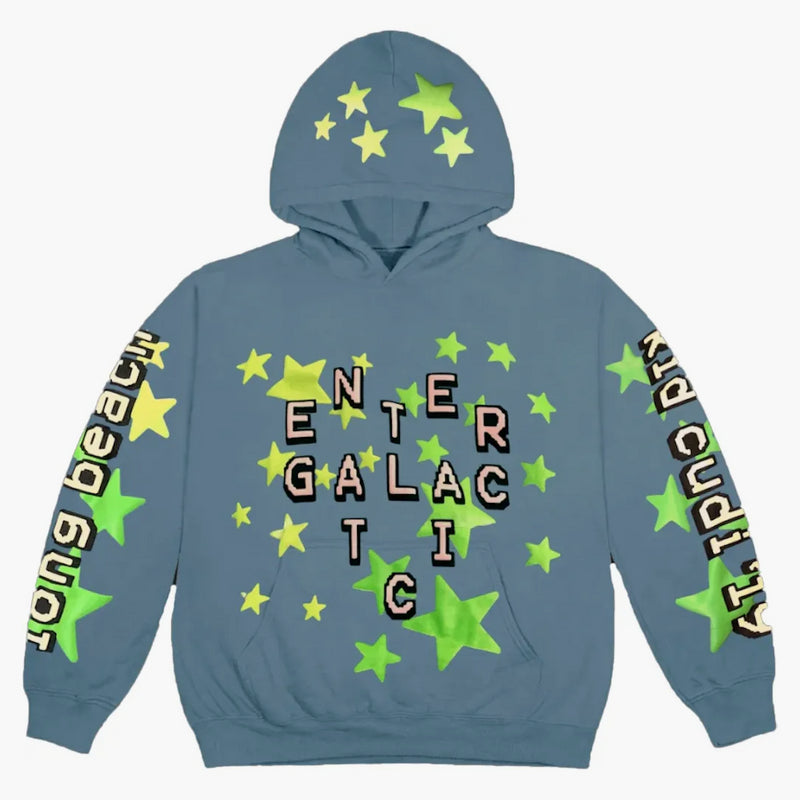 Cactus Plant Flea Market Kid Cudi Enter Galactic Hoodie Blue