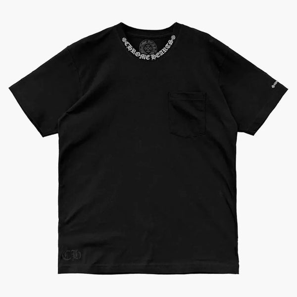 Chrome Hearts Short Sleeve Pocket Crew T-shirt Black