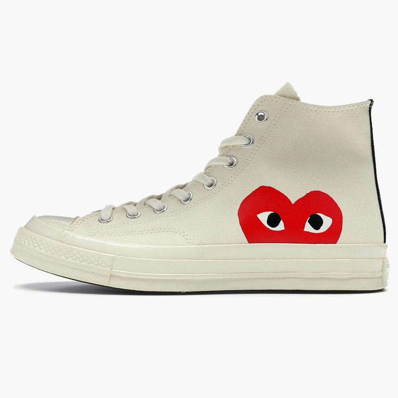 Chuck Taylor All Star 70 Hi Comme des Garcons PLAY White