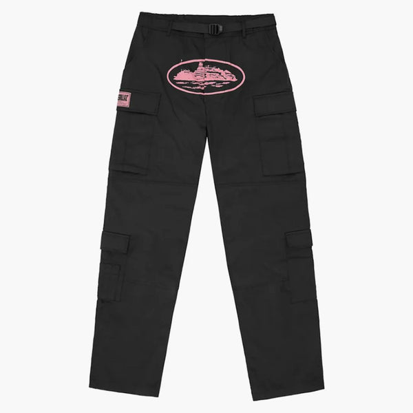 Corteiz Guerillaz Cargo Pant Black/pink