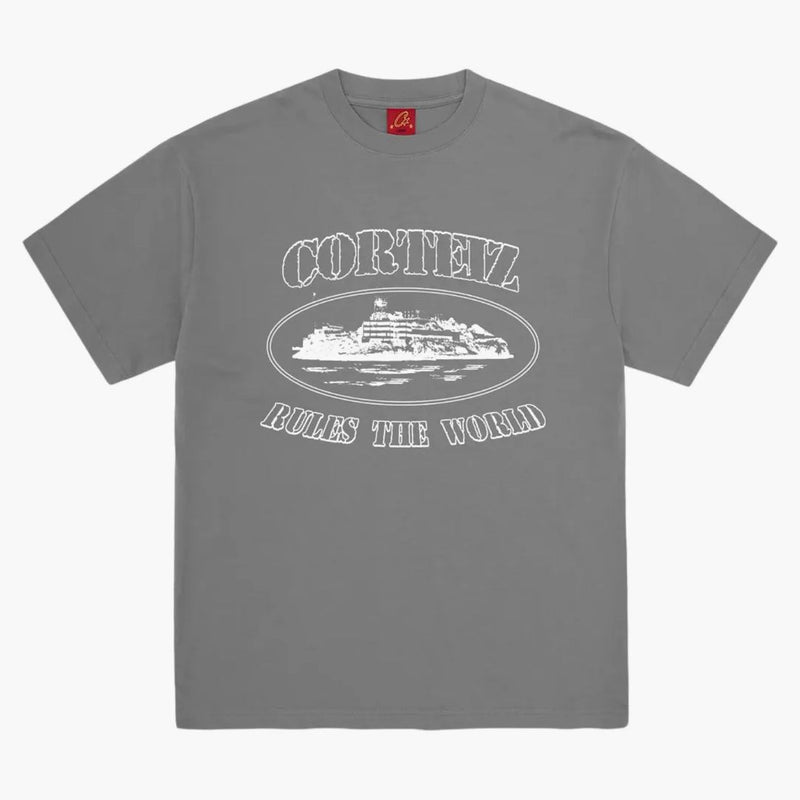 Corteiz Og Alcatraz Tee Gully Grey