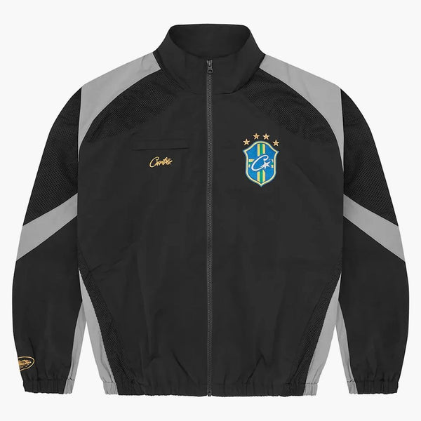 Corteiz Olympic Shuku Brasil Jacket Black/black