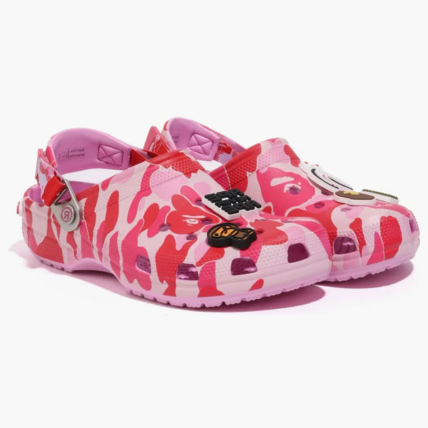 Crocs Classic Clog A Bathing Ape Abc Camo Pink