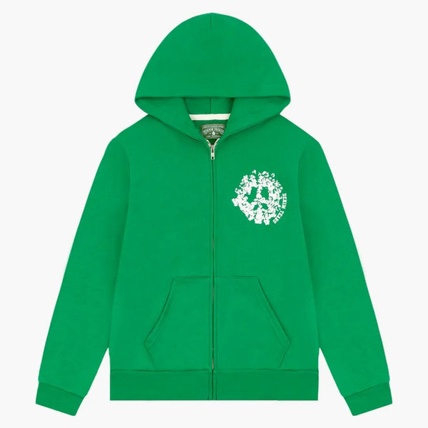 Denim Tears Denim University Zip Hoodie Green