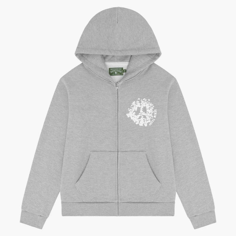 Denim Tears Denim University Zip Hoodie Grey