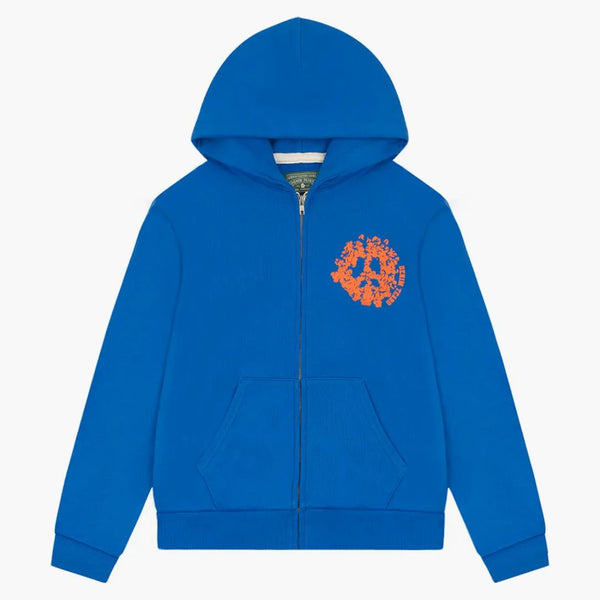 Denim Tears Denim University Zip Hoodie Royal Blue