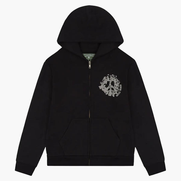 Denim Tears Denim University Zip Hoodie (ss24) Black