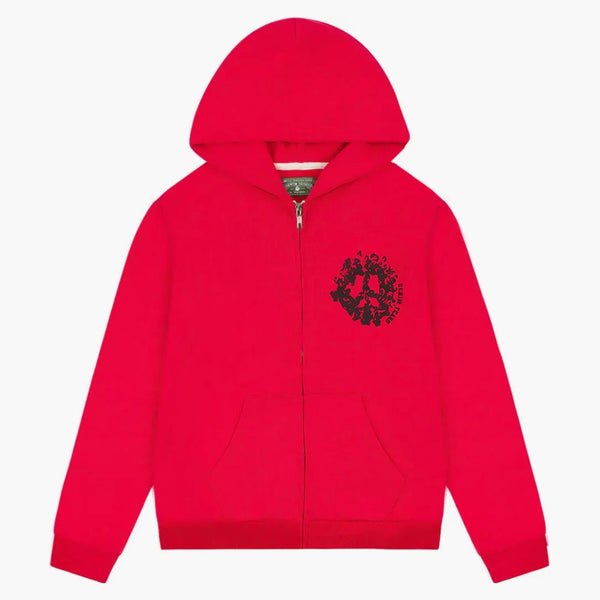 Denim Tears Denim University Zip Hoodie (ss24) Red