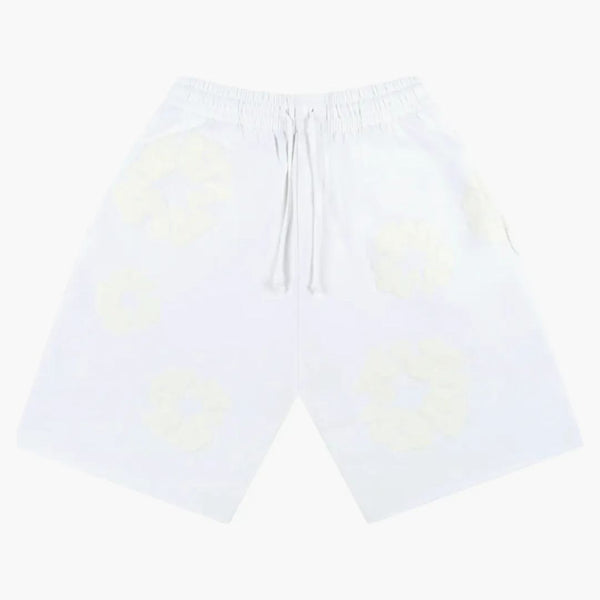 Denim Tears Mono Cotton Wreath Shorts White