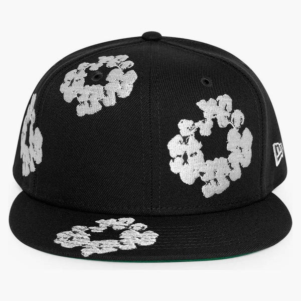 Denim Tears New Era Cotton Wreath 59/50 Cap Black