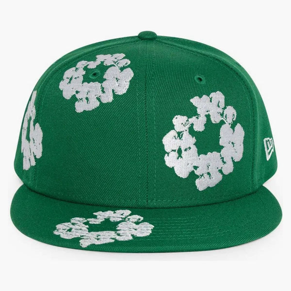 Denim Tears New Era Cotton Wreath 59/50 Cap Green