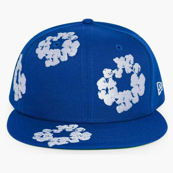 Denim Tears New Era Cotton Wreath 59/50 Cap Royal Blue