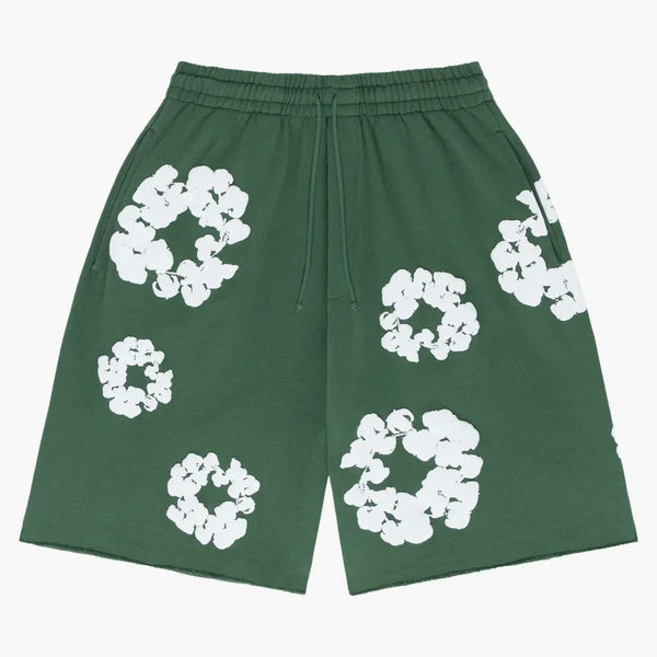 Denim Tears The Cotton Wreath Shorts Green