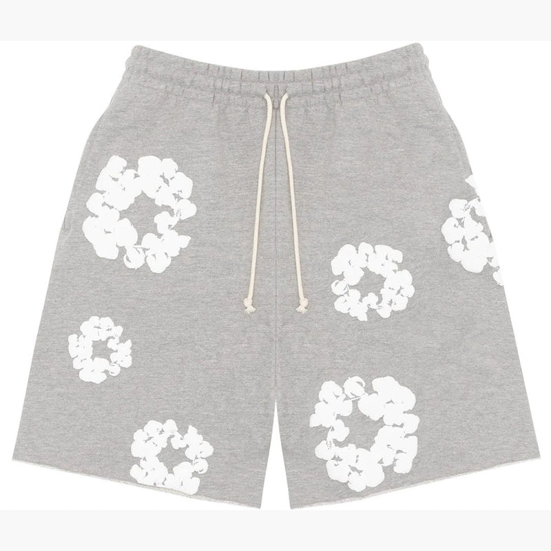 Denim Tears The Cotton Wreath Shorts Grey