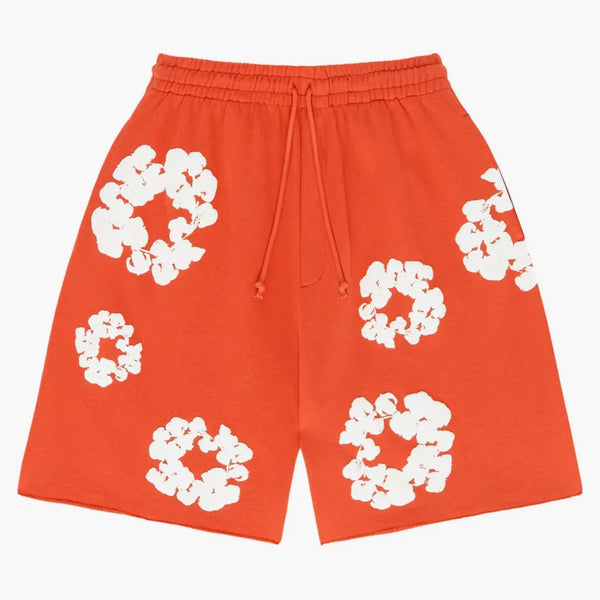 Denim Tears The Cotton Wreath Shorts Orange