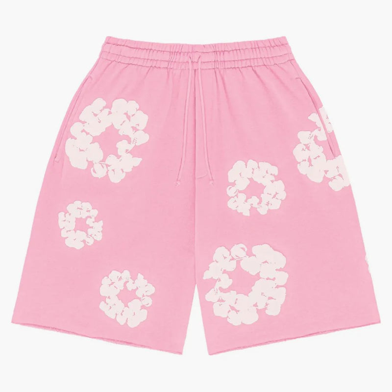 Denim Tears The Cotton Wreath Shorts Pink