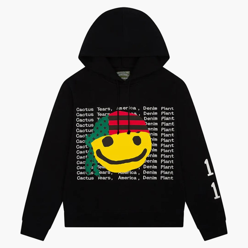 Denim Tears X Cpfm Cactus Tears Hoodie Black