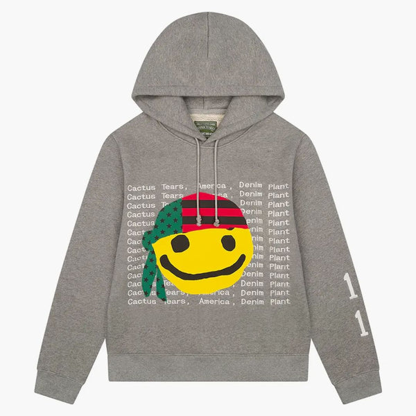 Denim Tears X Cpfm Cactus Tears Hoodie Grey