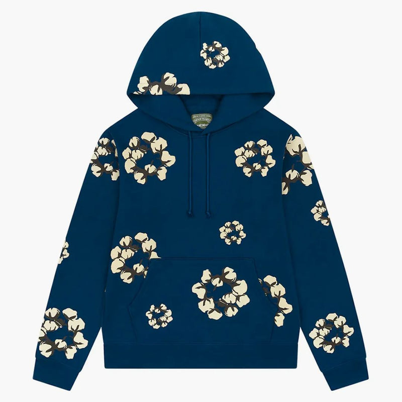 Denim Tears X Cpfm Cactus Tears Wreath Hoodie Navy