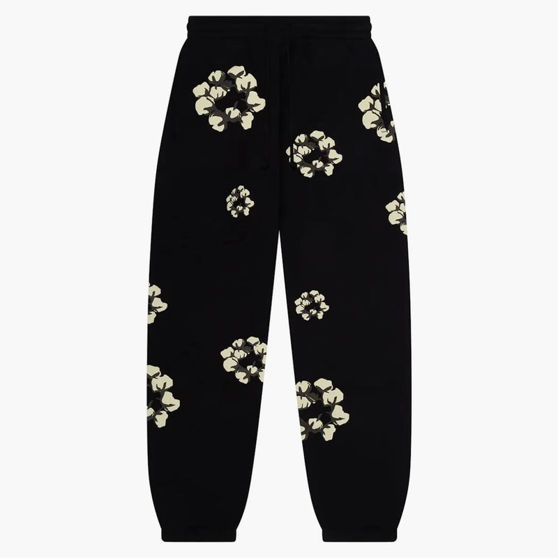 Denim Tears X Cpfm Cactus Tears Wreath Sweatpants Black