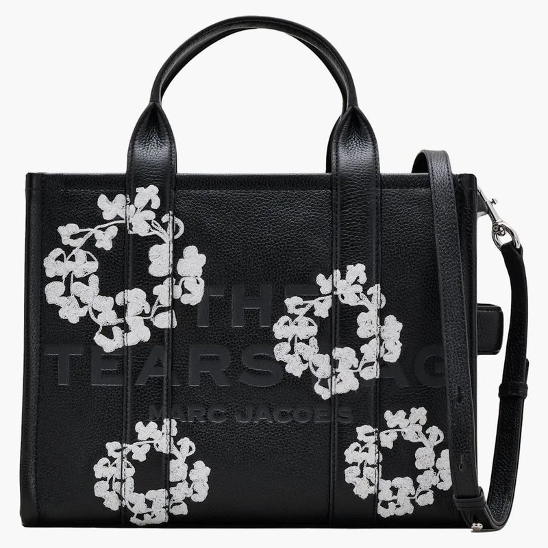 Denim Tears X Marc Jacobs Leather Tote Bag Medium Black