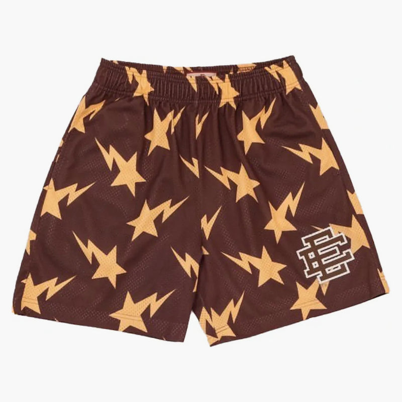 Eric Emanuel X Bape Miami Basic Short Brown/yellow