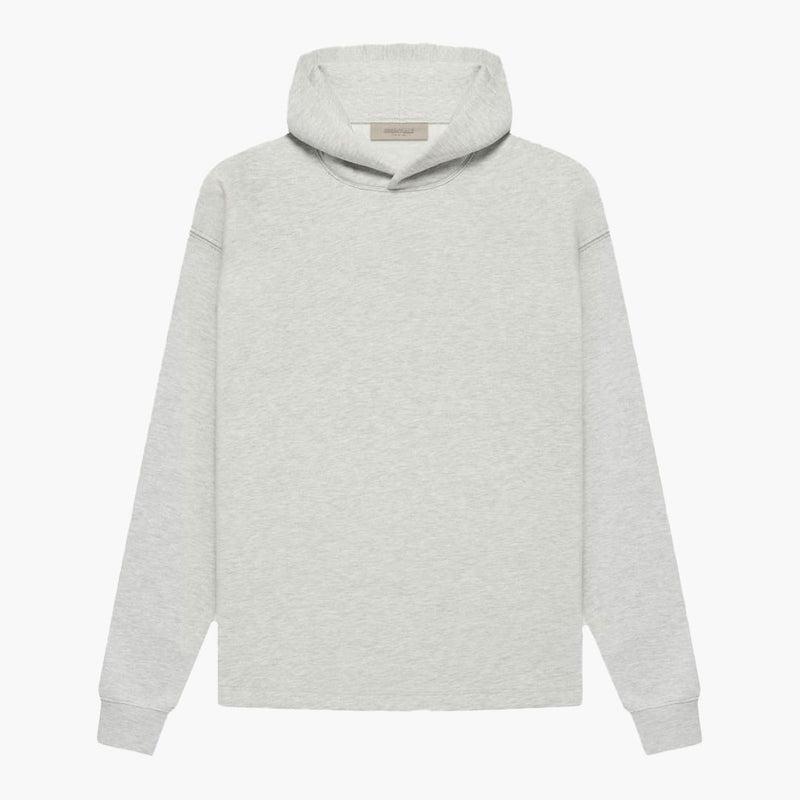 Adidas team base t-shirt met lange mouwen Hoodie Relaxed Light Oatmeal (SS22) front
