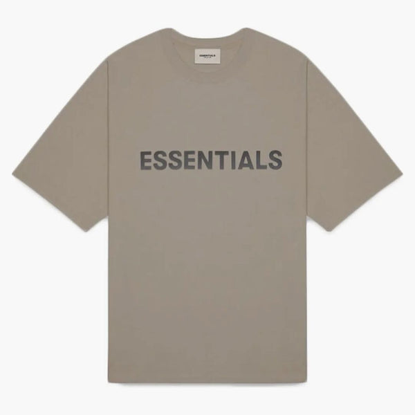 Fear Of God Essentials Boxy T-shirt Applique Logo Taupe