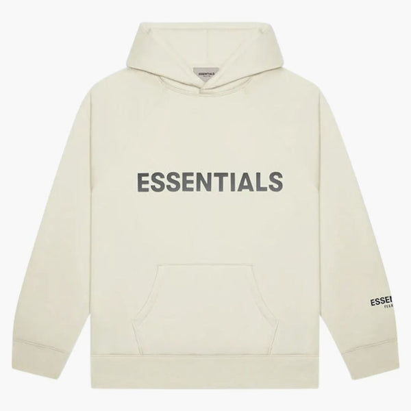 Fear Of God Essentials Pullover Hoodie Applique Logo Buttercream