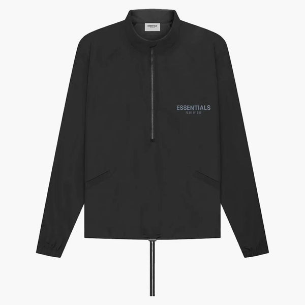 Fear Of God Essentials Half Zip Track Jacket Black