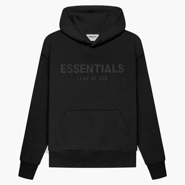 Fear Of God Essentials Kids Pull-over Hoodie Black/stretch Limo